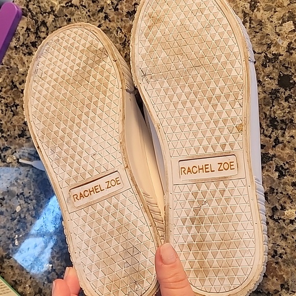 Rachel Zoe white sneakers 9 - Picture 5 of 6